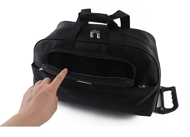 Large Capacity Men Trolley Bag Portable Waterproof Travel Suitcase Women Rolling Luggage With Wheels Carry-On Bags