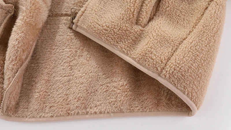 1 2 3 4 5 6 7 Years Boys Jacket Autumn Winter Warm Fleece Baby Coats New Fashion Zipper Children's Outerwear Plush Kids Clothes