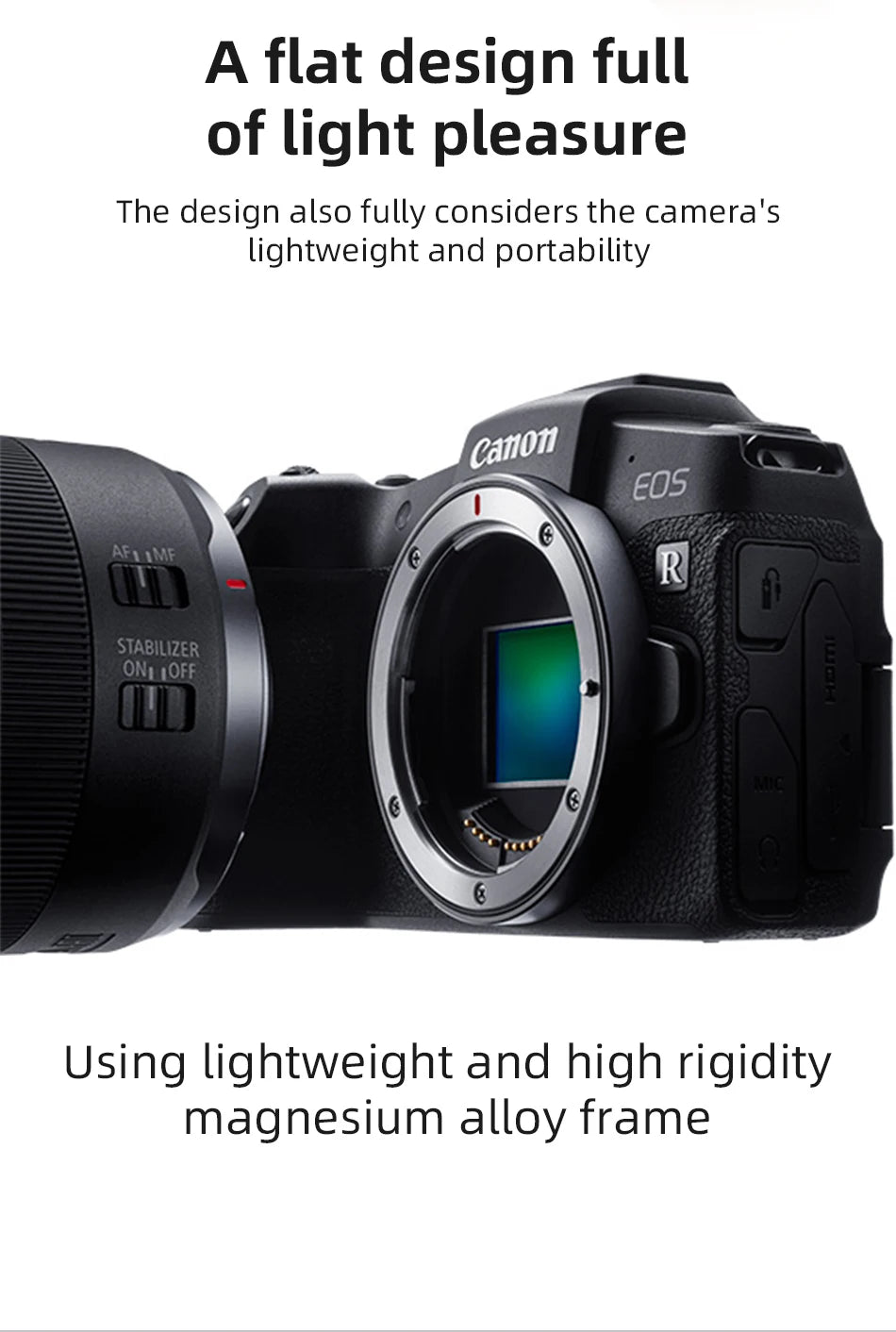 Canon EOS RP Full-Frame Mirrorless Digital Professional Camera 4K Video Body Or With RF 24-105 MM F4 STM USM Lens