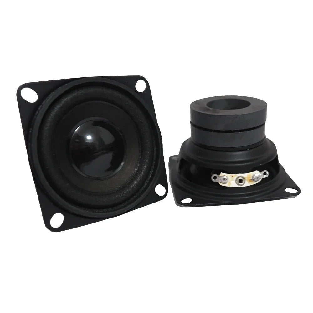 2Pcs 2 Inch 4 Ohm 10W Speakers Audio Portable Full Range Sound Dual Magnetic Loudspeaker DIY Home Theater Sound System Speaker