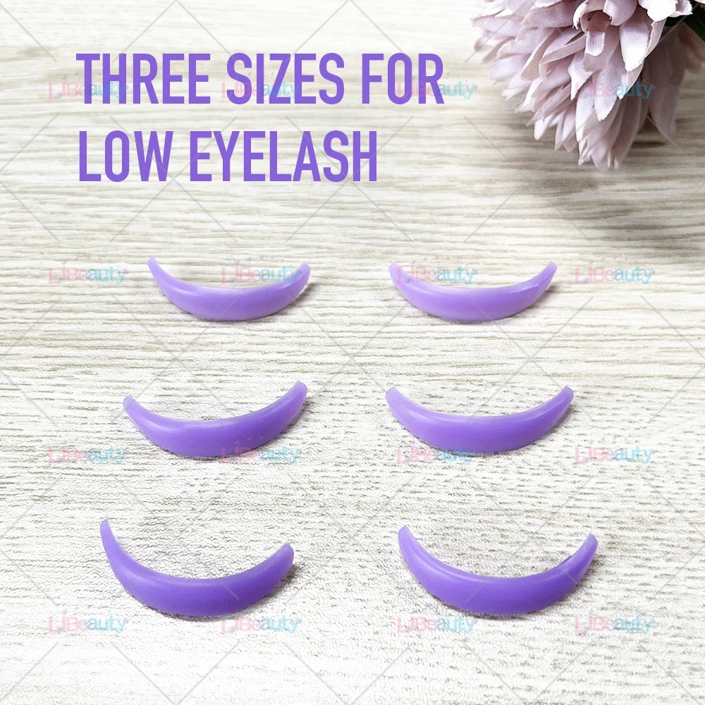 Libeauty 7 Paris Reusable Lash Lift Shield Pad Eeyelash Curling Iron Silicone Eyelashe Curler Accessories Applicator Makeup Tool