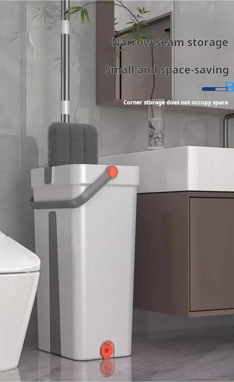 Microfiber Mop with Bucket, 360 Rotating, Flat Squeeze, Floor Cleaner Tool, Home Kitchen, Multifunction Cleaning Mops