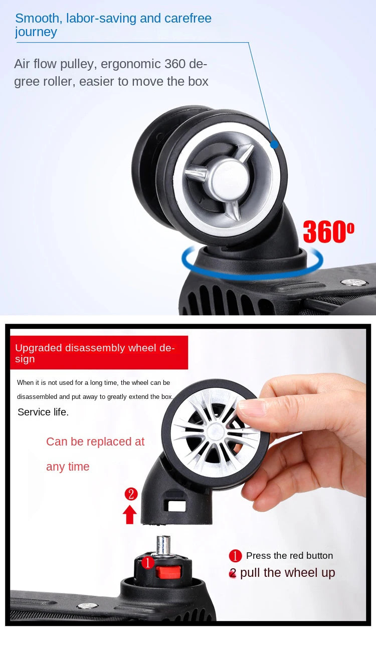 Large capacity Travel Suitcase Trolley Bag Waterproof Oxford Rolling Luggage Universal wheels 20 inch Cabin Carry on Luggage