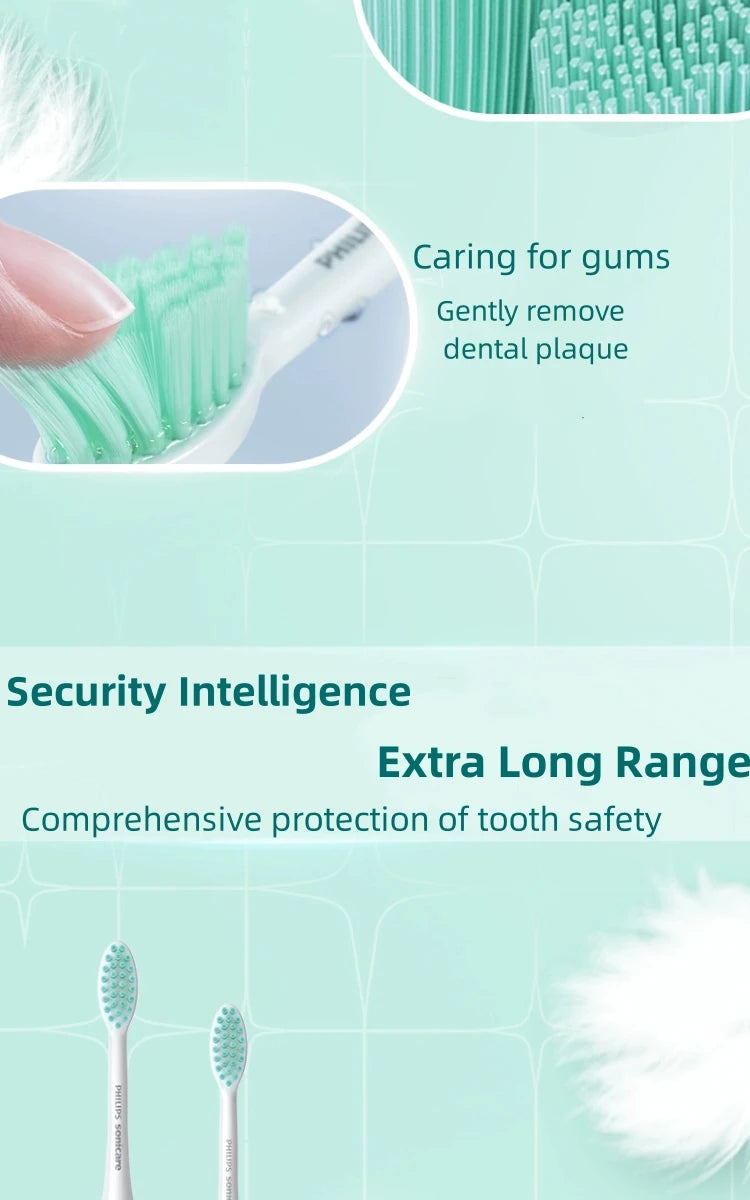 PHILIPS Sonicare HX2421 Electric Toothbrush Two Modes Teeth Gentle Deep Cleaning Oral Cavity Care Gum Health Care Tooth Brush