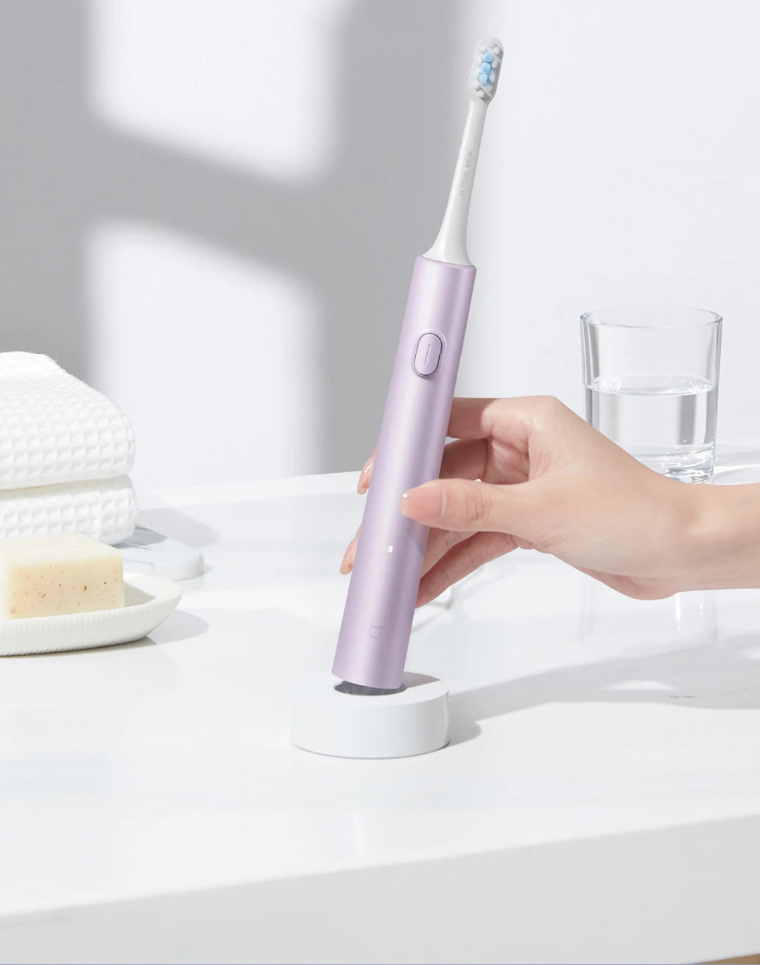 XIAOMI Mijia Sonic Electric Toothbrush T302 3colors 4 Brush Heads IPX8 Water Proof 360° Wireless Charging 4 Modes Cleaning Teeth