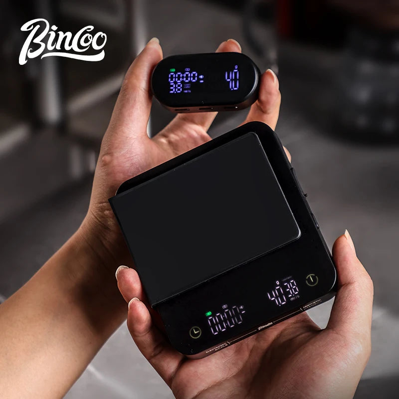 Bincoo Electronic  Coffee Scale Digital Kitchen Portable Barista Scales With Timer Handheld Precision 0.01g Weight