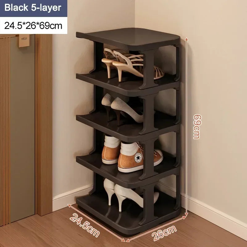 Shoe Rack Storage Organizer Household Living Room Vertical Shoes Rack Storage Cabinet Cabinets Removable Household Shoe Rack