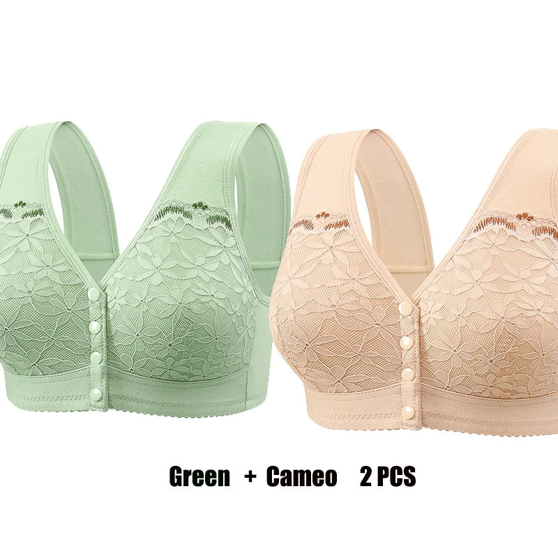 Comfort  Peace Mind Maternity Clothing Pregnant Mother Breastfeeding Bra Front Buckle Ultra-thin Mold Cup Fixed Shoulder Strap