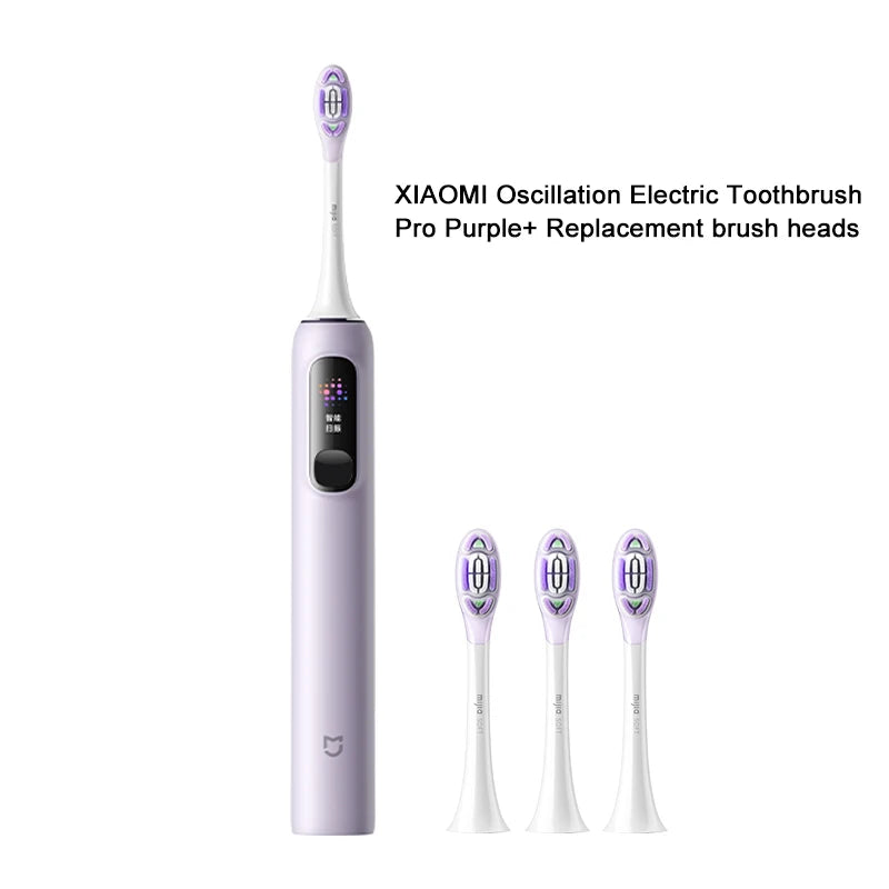 XIAOMI MIJIA Sonic Vibration Electric Toothbrush Pro,Smart 4 Modes, Long Battery Life, IPX8 Waterproof,LED Screen & Travel Lock