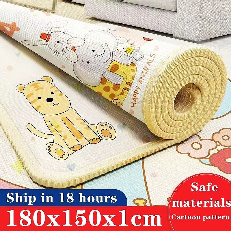 1CM Thick Non-toxic EPE Baby Activity Gym Baby Crawling Play Mats Carpet Baby Game Mat for Children's Safety Rug Folding Sending
