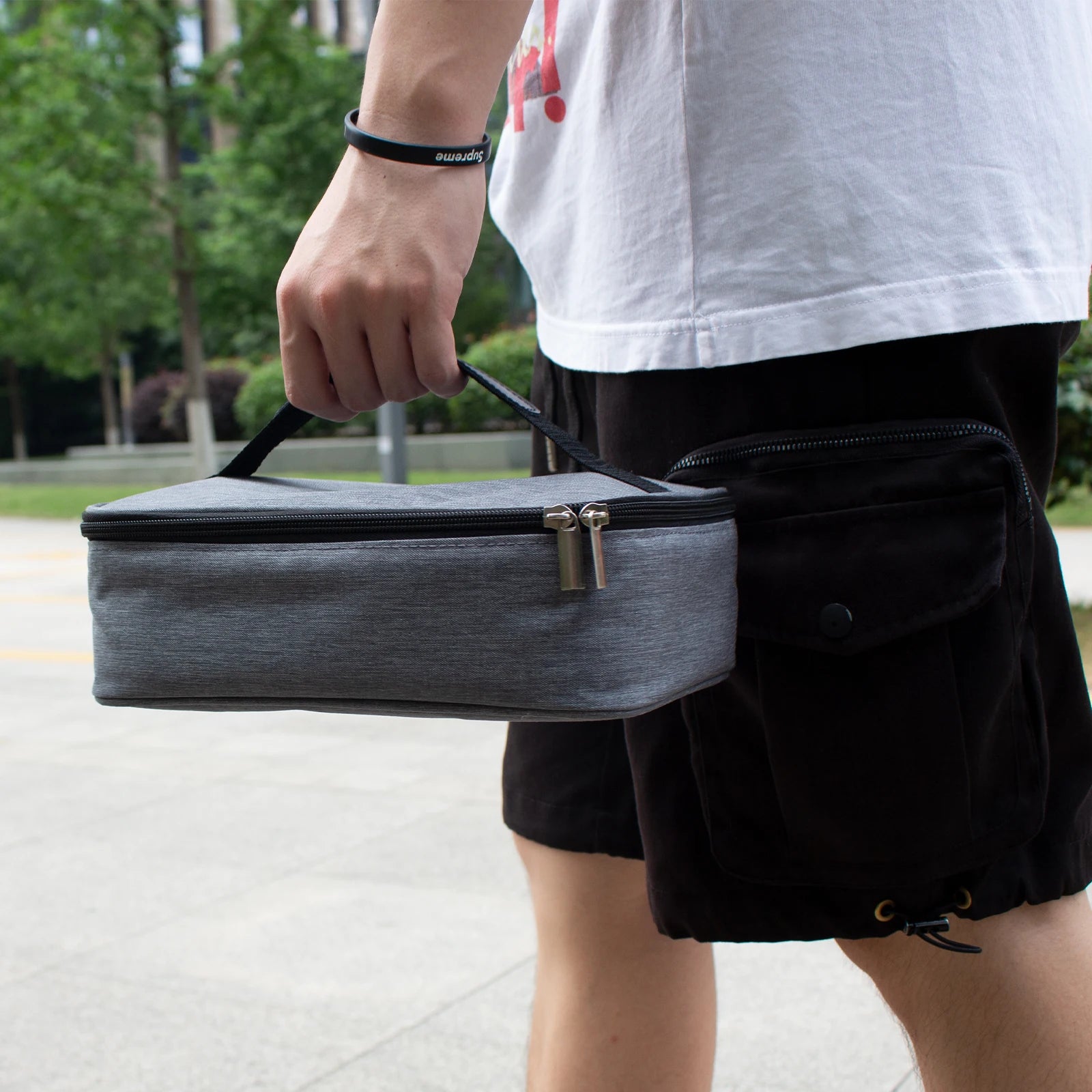 Square Insulated Lunch Bag for Women Thermal Cooler Bento Box Bags Food Carrier Portable Travel Picnic Delivery Meal Container