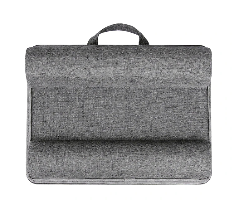 Mumucc Wooden Suspended Bed Study Table, Portable 15 Inch Laptop Desk With Handle, Sponge Cushion AND ABS Slot,Black,Khaki,Brown