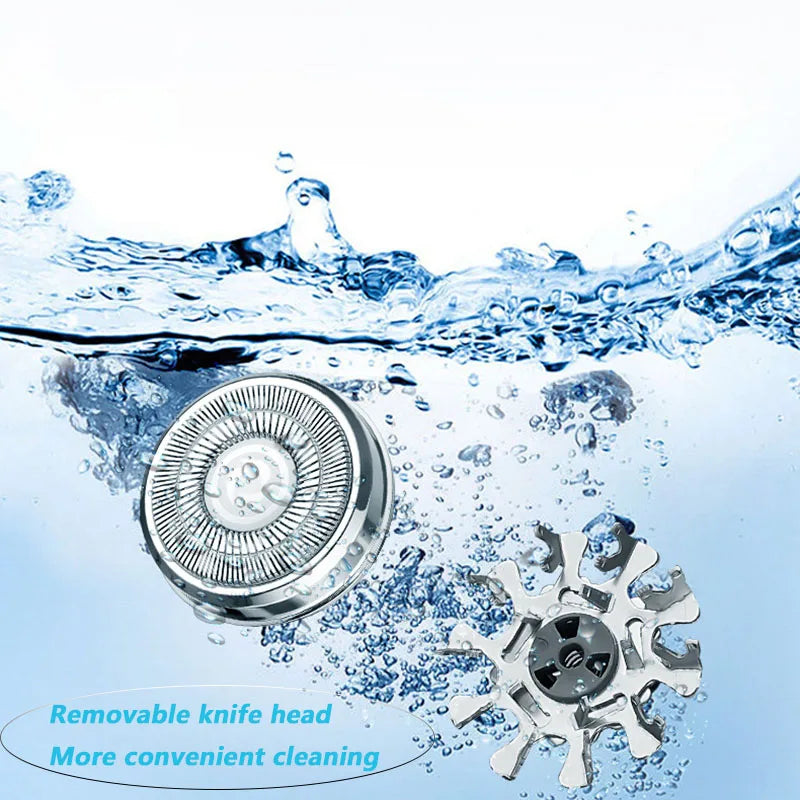 Mini Electric Shaver for Men Portable Beard Knife TYPE-C Charging Shavers Face Body Razor with Digital Power Display