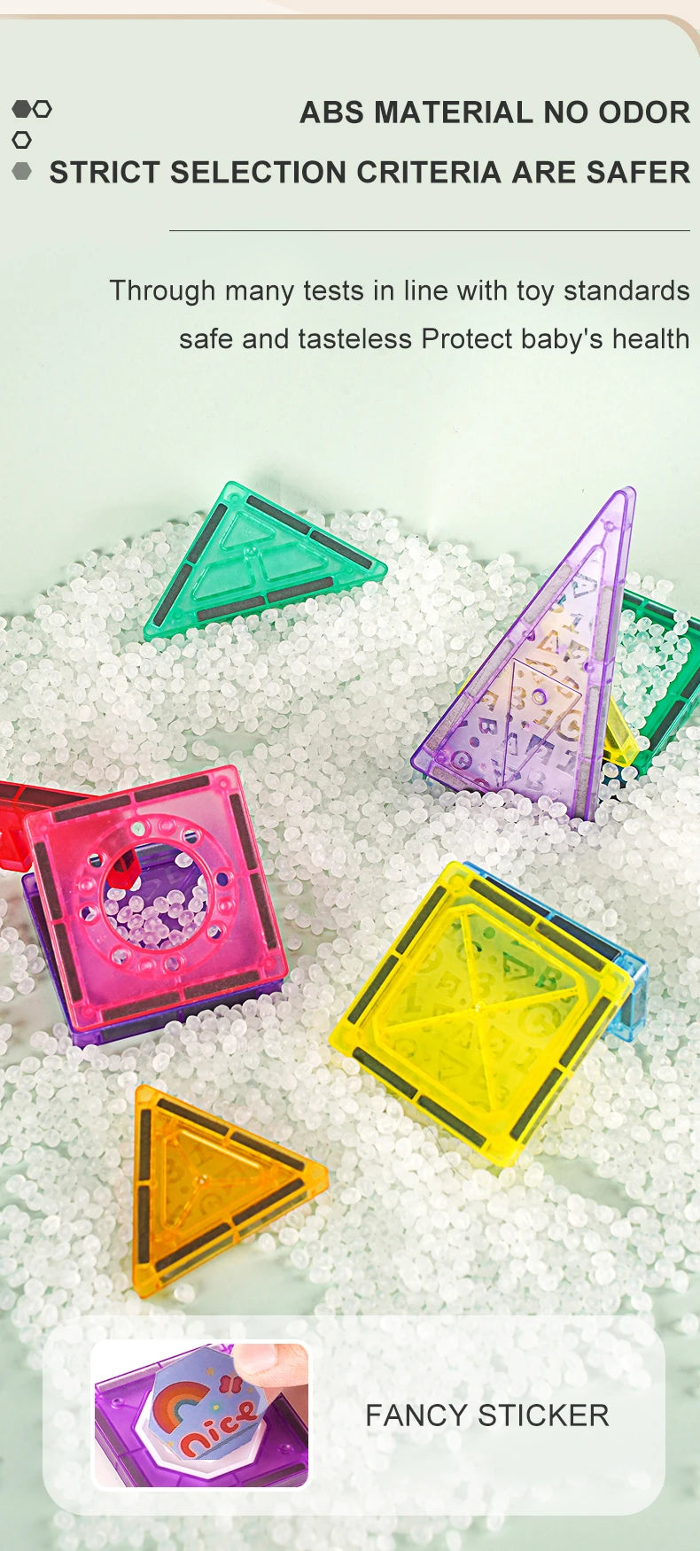 Magnetic Tiles for Kids Ages 3-5 4-8 Magnet Toys for 3 4 5 6 7 8+ Year Old Boys Girls Toddlers Magnetic Building Blocks Preschoo