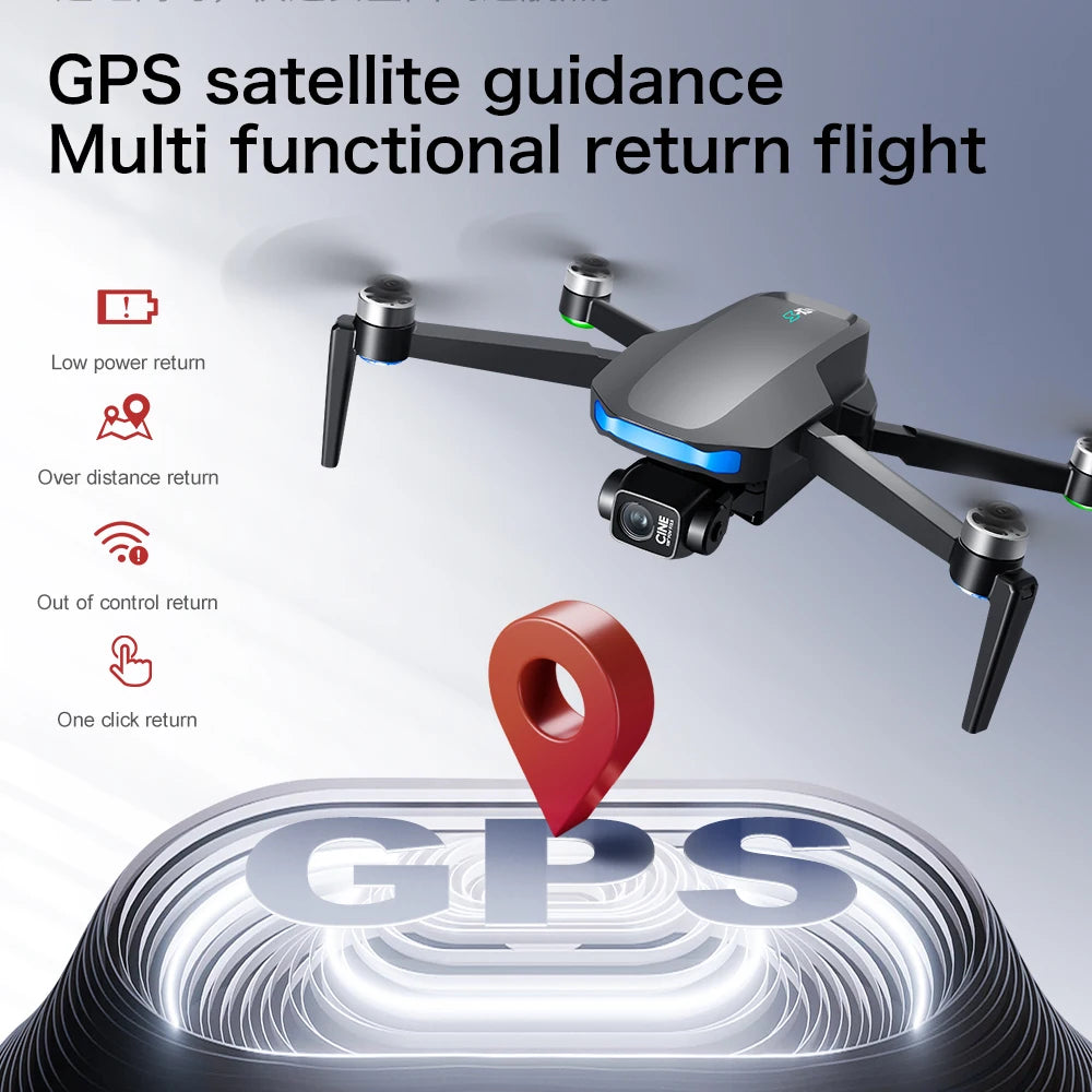 S-X1 MAX GPS Drone 4K Professional HD Camera 3-Axis Gimbal Aerial photography Brushless Screen 5G WIFI FPV Dron RC Quadcopter