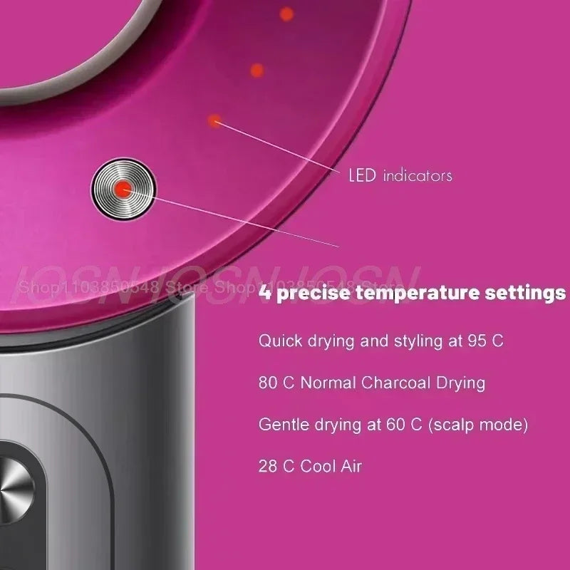 Professional Leafless Hair Dryer, High-Speed Negative Ion 110,000 Rpm, Professional Hair Care, 62M/S Wind, 1600W, Quick Drying