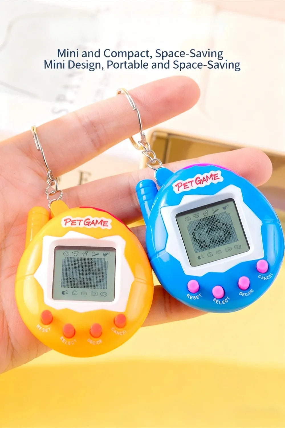 1PC Transparent Electronic Pets Nostalgic 168 Pets In One Virtual Cyber Digital Nostalgic Funny Toys Pixel Funny Play