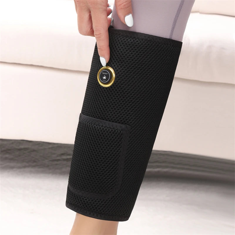 Heating Calf 3 Modes Electric Airbag Compression Leg Heated Calf Foot Heating Muscle Relax Blood Circulation Foot Massage