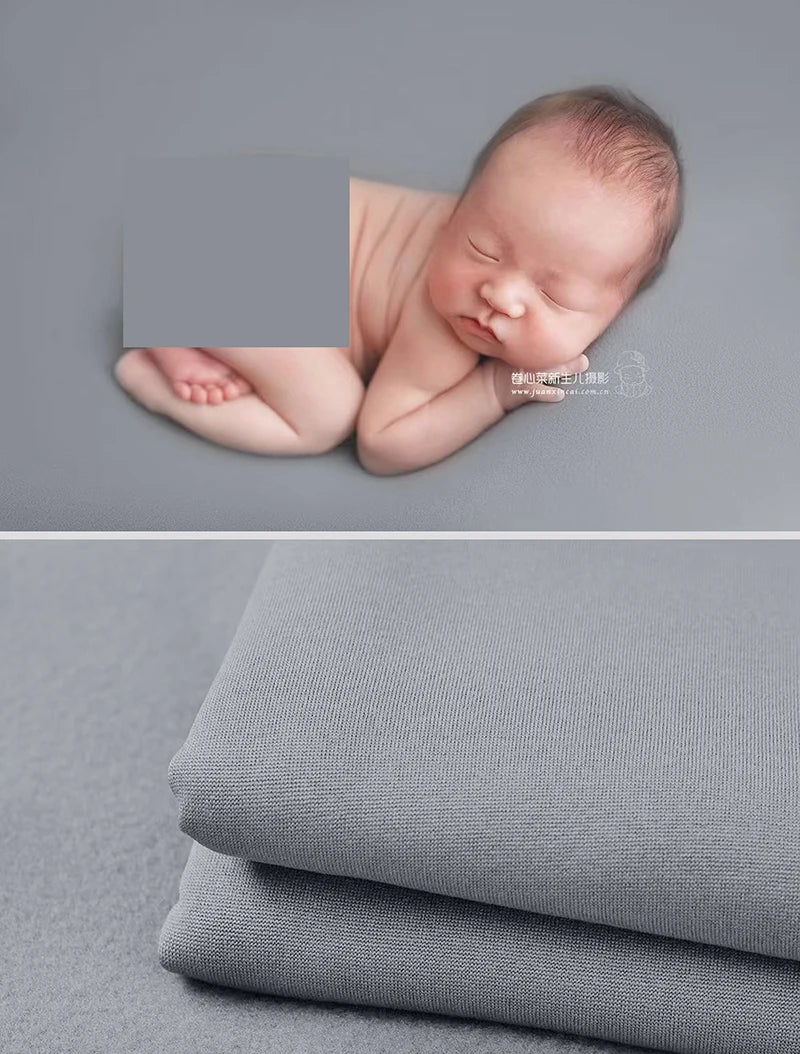 Newborn Photography Props Soft Wrap Blanket Backdrop Stretchable Fabrics for Baby Posing Studio Shooting Photo Accessories