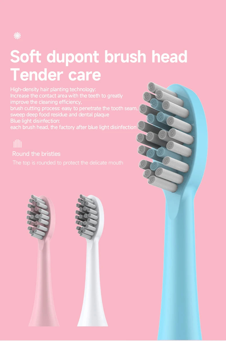 Clearance_Electric Toothbrush for Adults Soft Portable Battery Endurance IPX6 Waterproof Intelligent Effective Oral Care Men Wom