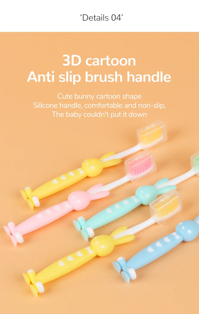 Cartoon Children Toothbrush, Manual Toothbrushes With Extra Soft Bristles For Deep Cleaning Oral Care At Home For Kids