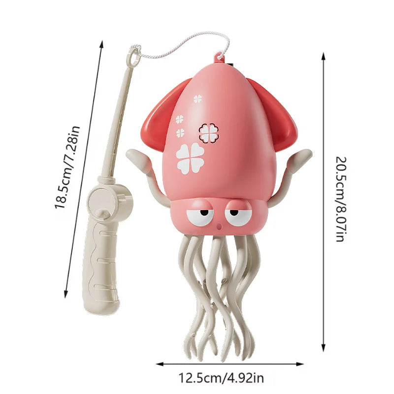 Magic Dancing Octopus Toy Electric Pet Crawling Light&Music Squid Toys for Kids Interactive Development Toddler Tummy Time Gifts
