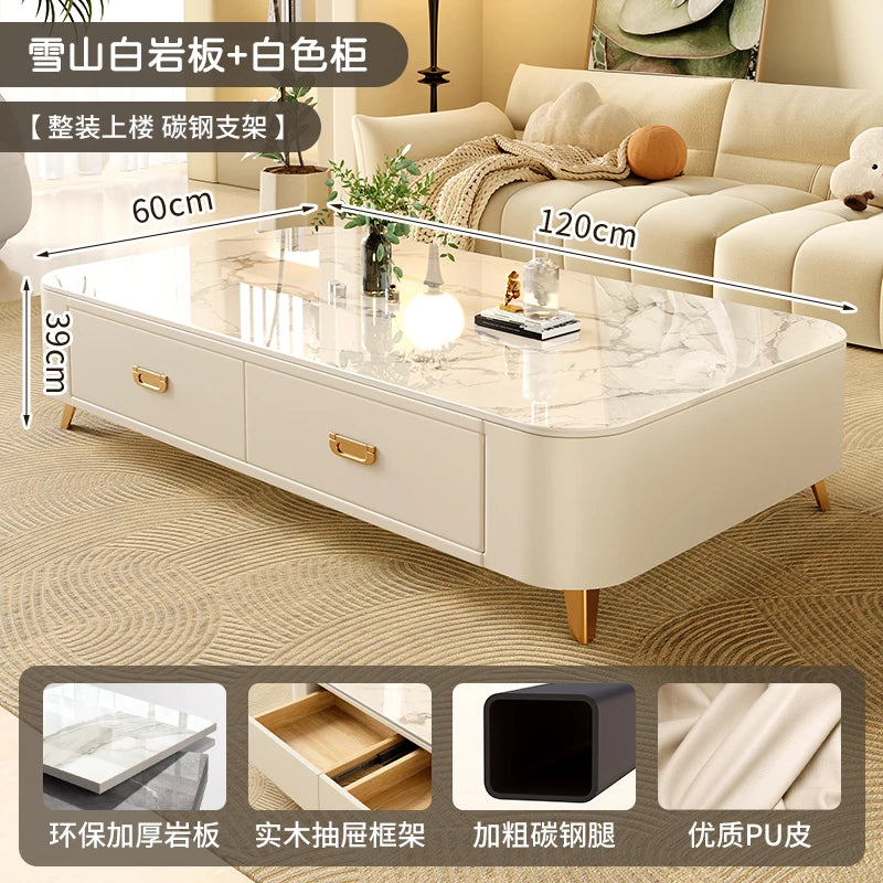 Cheap Cute Coffee Table Clear Simple Designer Modern Luxury Decoration Side Table Writing Mesas Bajas Living Room Furniture