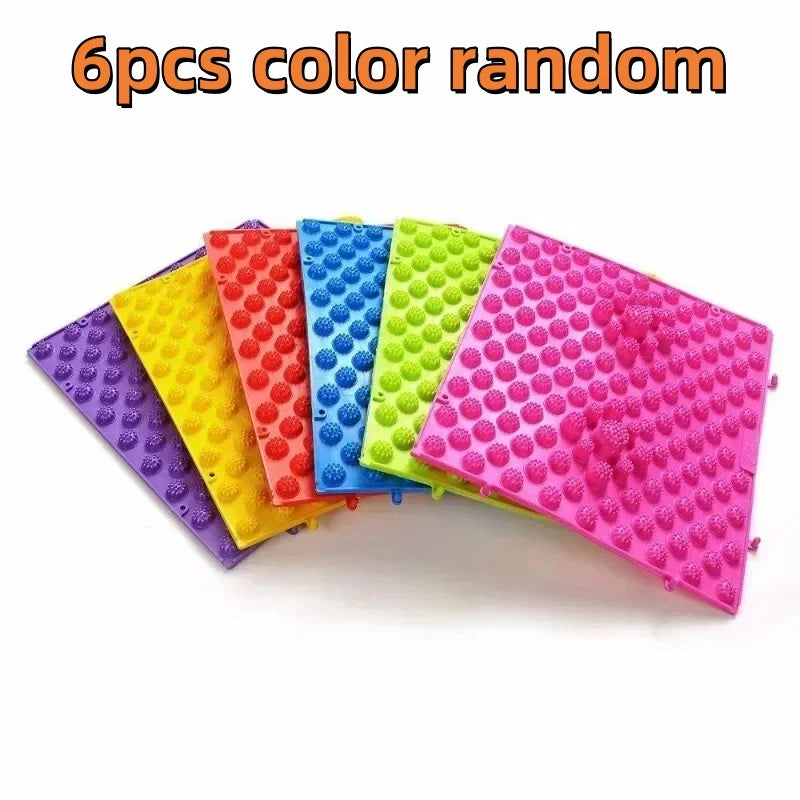 Reflexology Foot Massage Pad Cushion Pillow Yoga Spike Mat Anti-stress Blood Circulation Plate Mat Massager Toe Pressure Plate