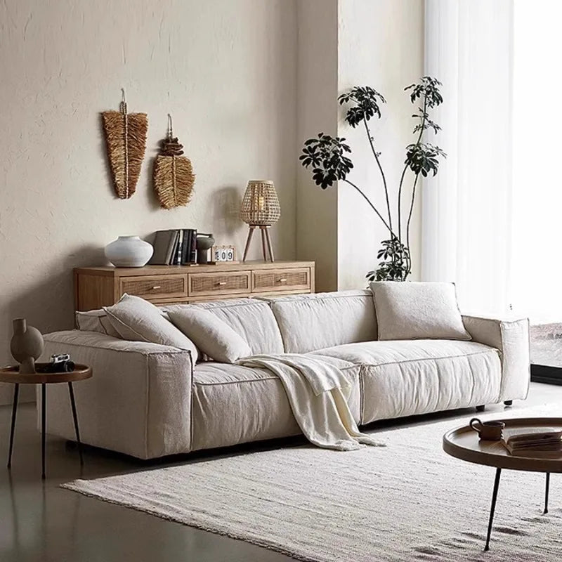 Lounge Double Living Room Sofas Floor Designer Cushion Elegant Sofa Comfortable Relax Divani Da Soggiorno House Accessories