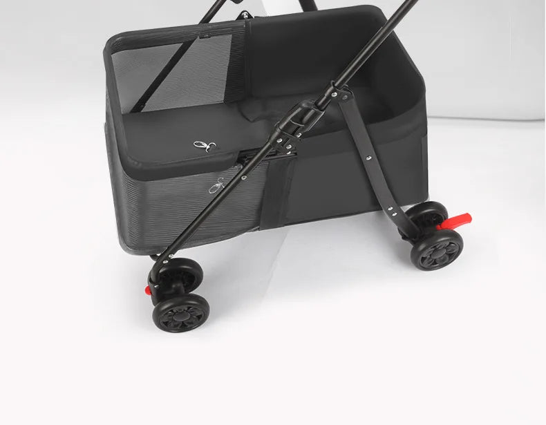 Pet Strollers Cart Cat Dog Small Dog Cat Teddy Cart Out Lightweight Folding Pet Products