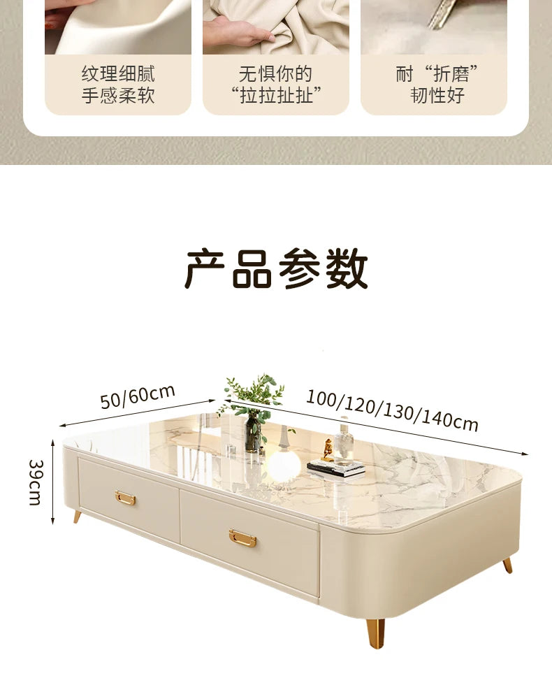 Cheap Cute Coffee Table Clear Simple Designer Modern Luxury Decoration Side Table Writing Mesas Bajas Living Room Furniture