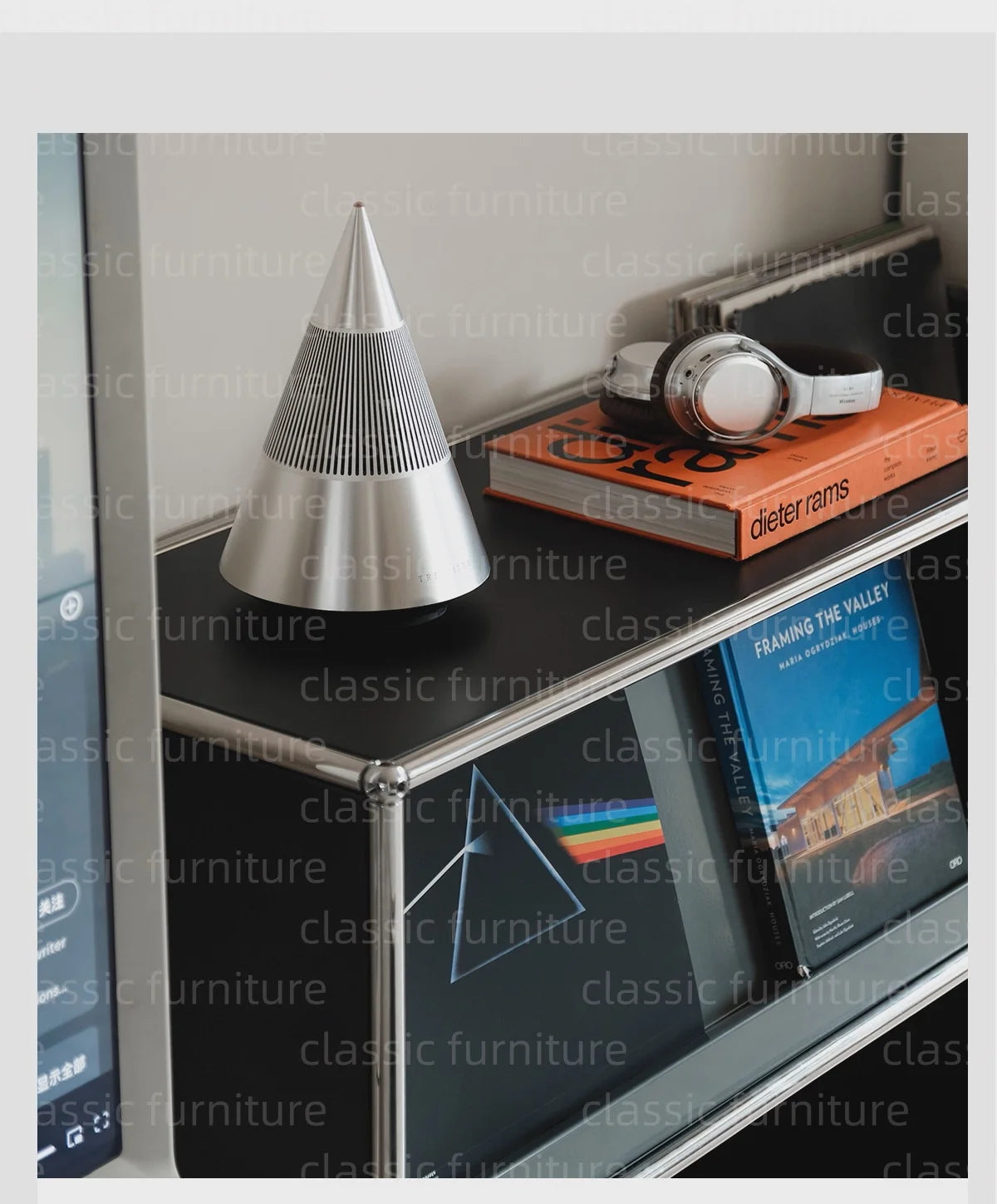 Modular Module Furniture Magazine CD Display Customized Metal Stainless Steel Cabinet  Storage  Sideboard Shelf DIY Living Room