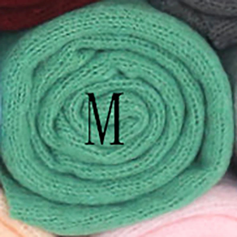 Vintage Knitted Mohair Wrap Jersey Crochet Wraps Newborn Photo Prop Stretch Textured Wrap Photography Accessories