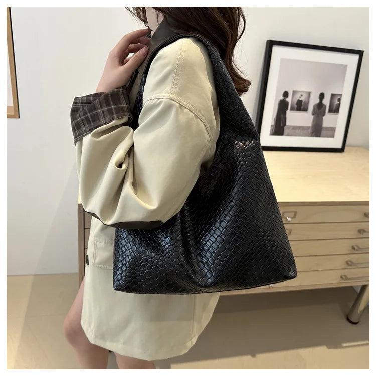 Simple Retro Shoulder Bag，Minimalist Hobo Bag，Work Bag Women，Large Tote Bags for Ladies，Bag Ladies Elegant，Grocery Bag