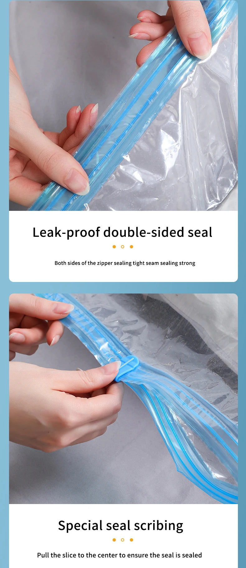 1Pcs Vacuum Storage Bags For Clothes Bedding Space Saving Bags Storage Vacuum Seal Packet Folding Compressed Organizer Bag