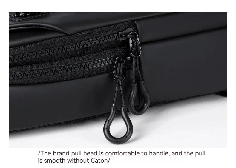 Crossbody Bag Fashionable Large Capacity Waterproof Lightweight Leisure Soft Comfortable Men Single Shoulder Bags