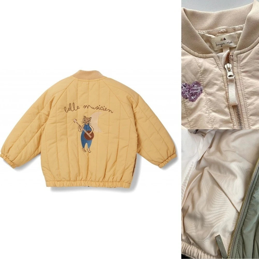 2025 KS Winter Baby Boys Lambswool Jackets Coat Kids Cotton Outerwear Toddler Girl Fleece Flight Suit Jacket Children's Clothing