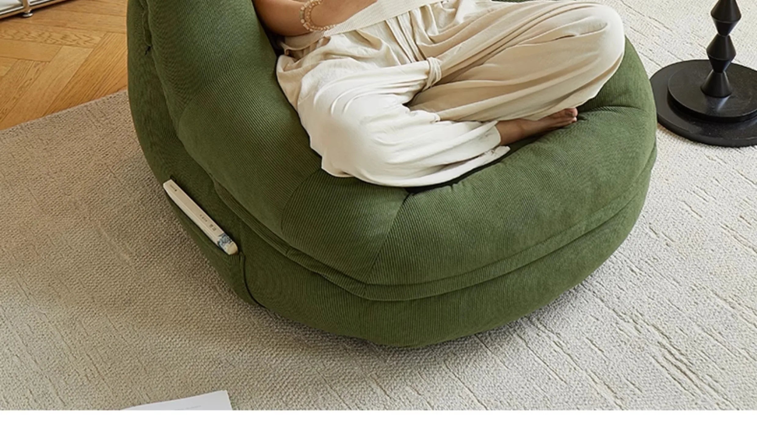 Lazy sofa reclining and sleeping bedroom single small sofa small balcony living room reading leisure decompression nest chair