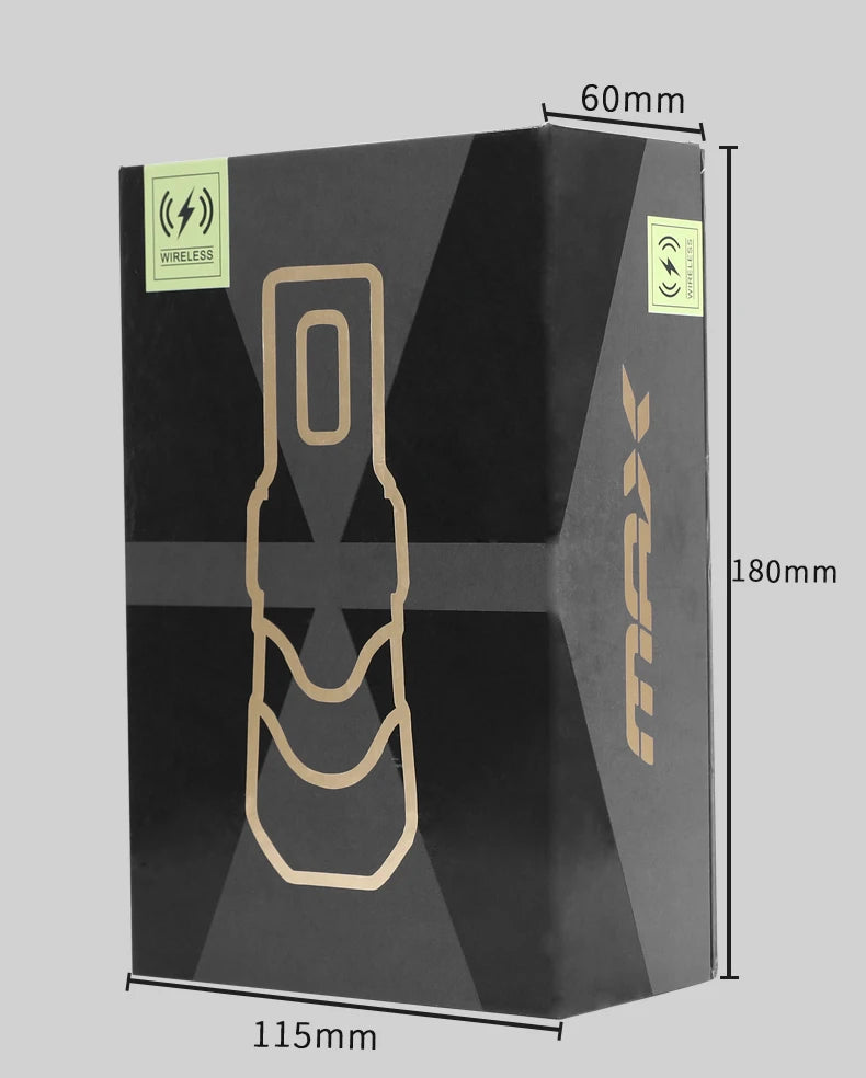 New Professional Tattoo Pen Fluk Max Wireless Tattoo Machine with  2Battery Permanent LCD Display Makeup Rotary Tattoo Pen