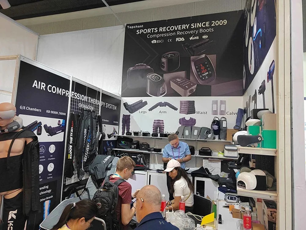 6 Chambers Air Compression Massage System Whole Body Massager Compression Pump Recovery Boots Foot Leg Massage Machine AirWrap