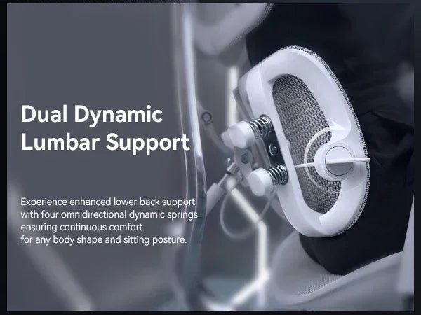 Ergonomic Office Chair Computer Chair with Dual Lumbar Support 6D Armrests Adjustable Rolling Mesh Gaming Chair office furniture