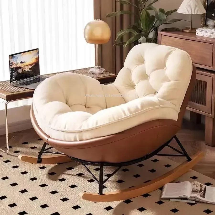 Furnished Lazy, Sofa, Penguin, Rocking Chair, Recliner, Balcony, Outdoor, Home, Bedroom, Leisure Chair, Living Room, Chair