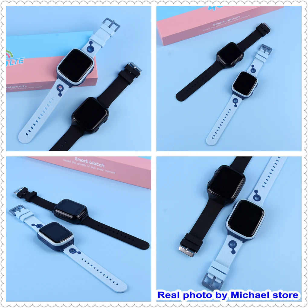 KGG 4G Smart Watch Kids GPS WiFi 1000mAh Video Call Tracker Location SOS Call Back Monitor Phone Watch Smartwatch Children Gifts