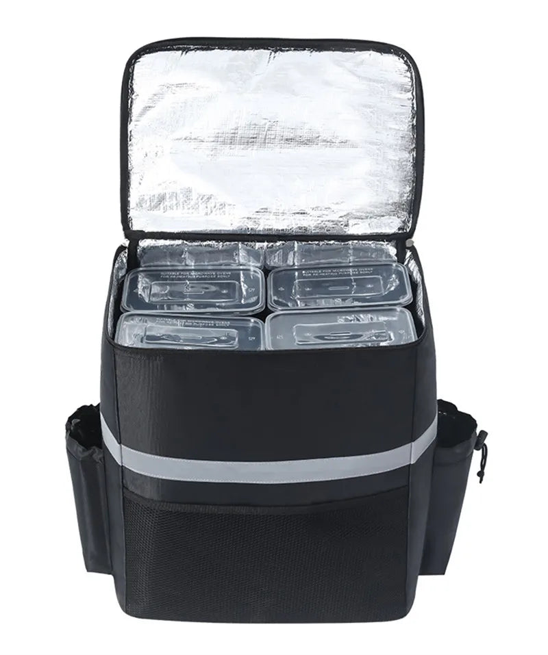 35L Extra Large Thermal Food Bag Cooler Bag Refrigerator Box Fresh Keeping Food Delivery Backpack Insulated Cool Bag