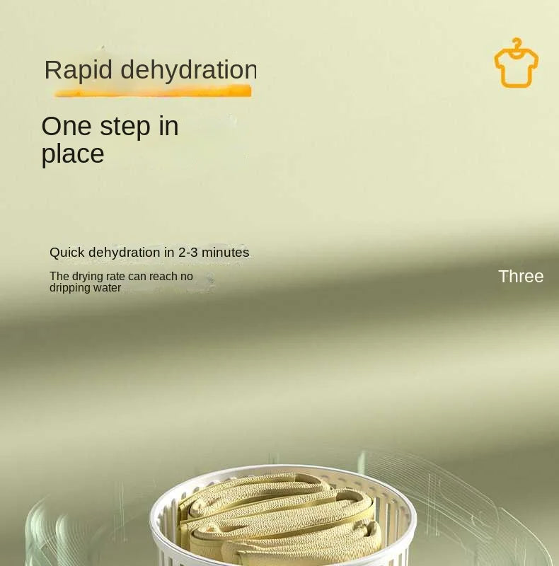 Foldable Mini Washing Machine Portable Mini Socks Underwear Panties Washing Machine Big Capacity 3 Models With Spinning Dry