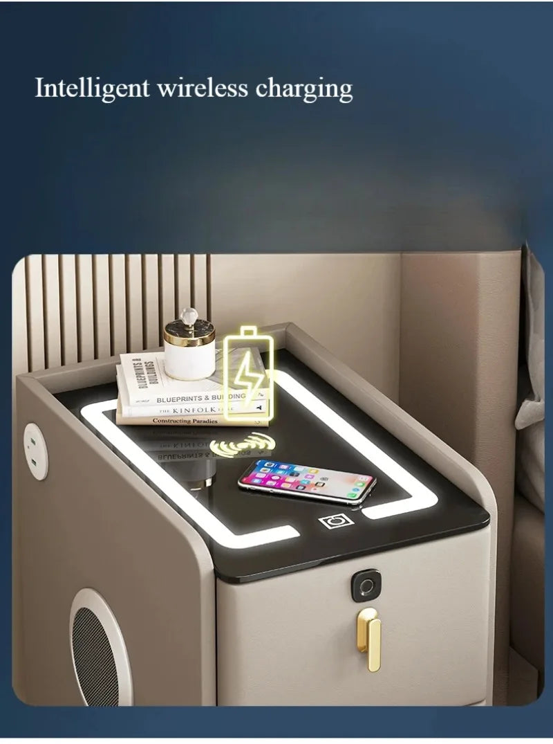 Night Table Bedside Nightstands Bedroom Bedside Furniture Gamer Narrow Bed Desk Nordic Drawer Closets Meubles De Chambre