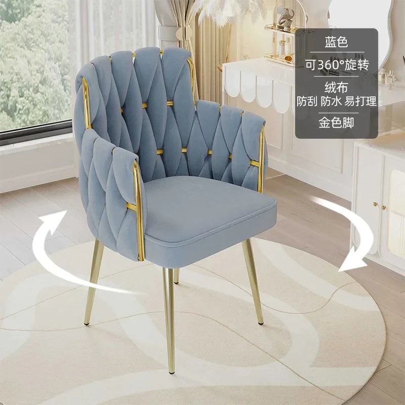 Study Throne Office Chair Vanity Modern Ergonomic Luxury Nordic Office Chair Designer Relaxing Sillas De Oficina Salon Furniture