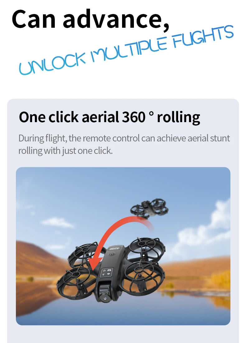 K100 Max Mini RC Drone 4K Professional HD Camera Optical Flow Positioning Colorfuls Dron Foldable RC Quadcopter Toys for Kids