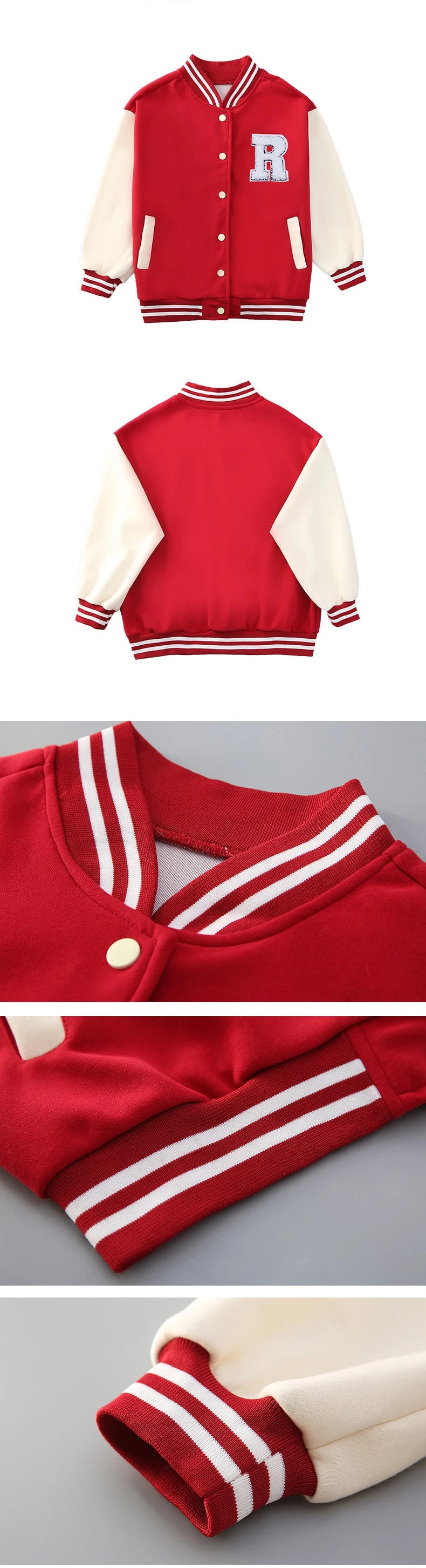 Teenage Girls Baseball Jackets For 5-14 Years Old Teens Clothes Children Sports Outerwear Coat Spring Autumn Fashion Boys Jacket