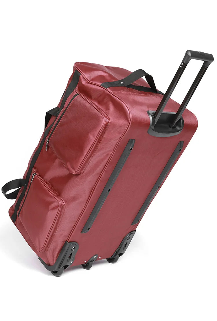 Large Capacity 150L Rolling Luggage Trolley Bags with Wheels Waterproof Oxford Duffel Bag Wheeled Bag Travel Suitcase Luggage